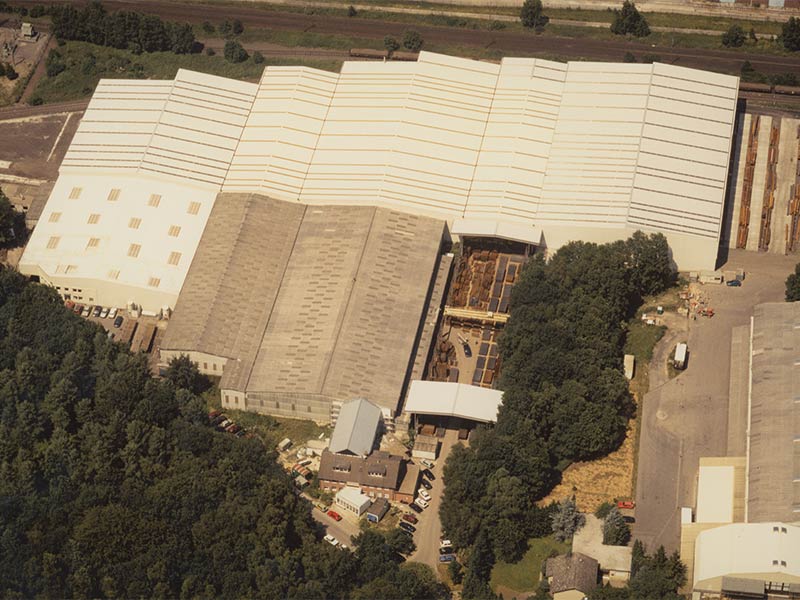 Heutige Größe des Firmengeländes